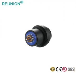 Circular Push-pull self locking male cable plug round Snap Quick Disconnect Connectors