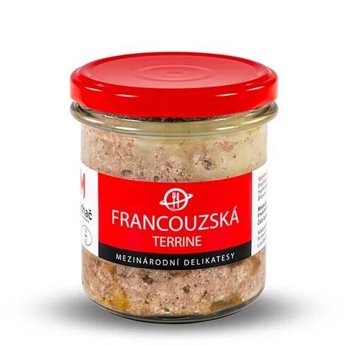 Francouzská terrine 280 g - sterilovaný masný výrobek Machač
