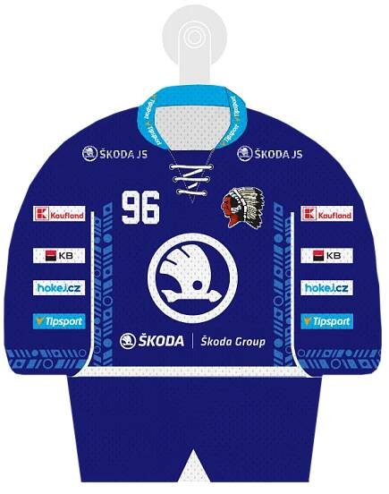 Oboustranný modrý minidres HC Škoda Plzeň