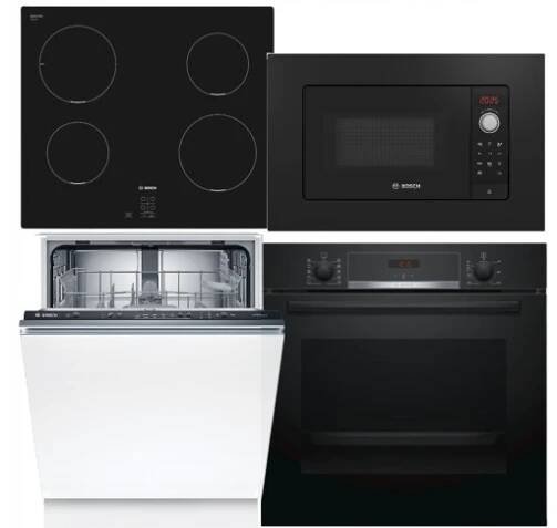 Sada BOSCH HBA534EB0 + PUG611AA5E + BFL623MB3 + SMV25AX06E