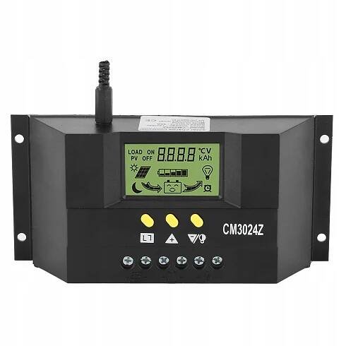 REGULÁTOR NABÍJENÍ SOLÁRNÍ REGULÁTOR 12V24V PWM LCD 30A