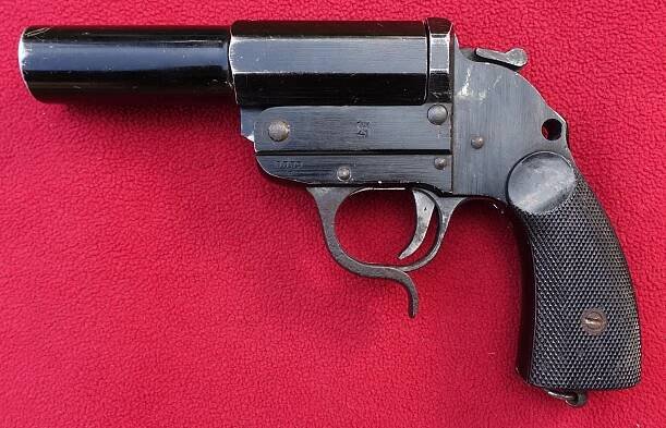 Německá signální pistole Walther Herres Model - Sběratelské zbraně