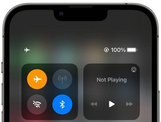 airplane mode ios 16