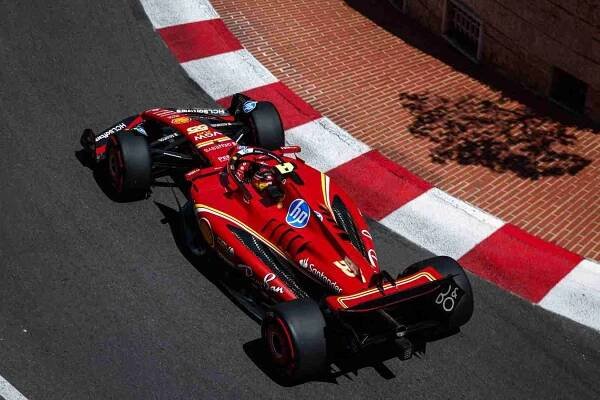 Carlos Sainz in action at the 2024 Monaco GP | Ferrari