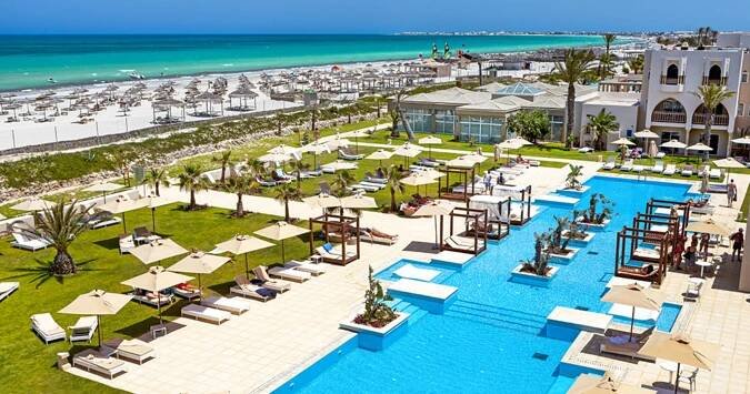 Magic Hotel Palm Beach Palace • Djerba • Tunisko • CK Blue Style