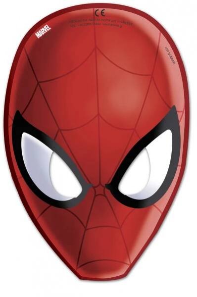 Spiderman maska 6ks