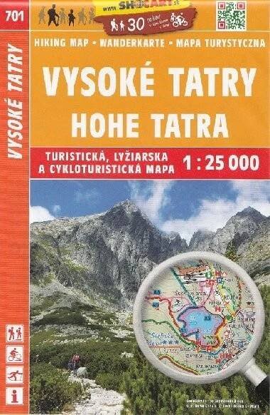 Shocart Vysoké Tatry turistická mapa
