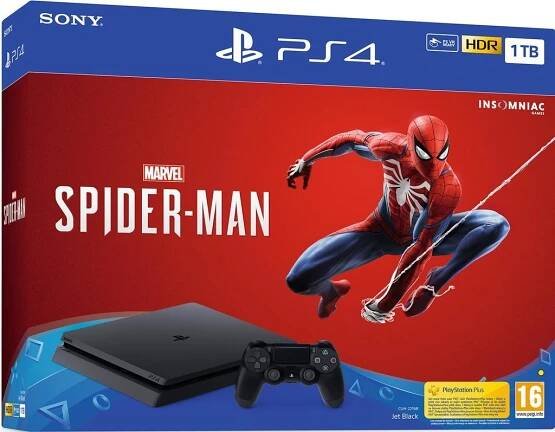 SONY PlayStation 4 Slim + SPIDERMAN