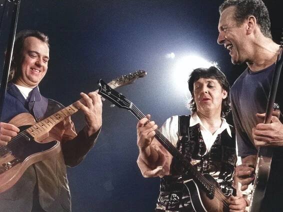 “Paul never said, ‘We’re going to play Beatles songs.’ But before long, we were playing a lot of...