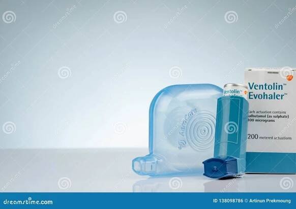 Salbutamol inhalator cena