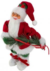 Tutumi Vánoční dekorace Santa Claus 30 cm 301251