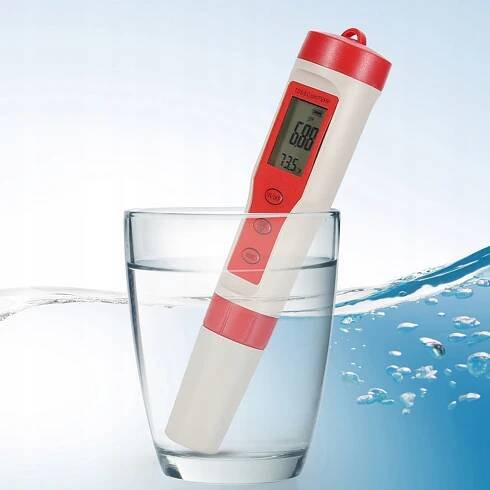 MĚŘIČ 4V1 PH TDS EC TEMP METR TESTER KYSELINOMĚR Druh kapkový