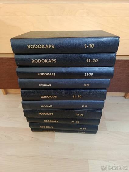 Rodokaps 1 až 100 svázané - České Budějovice