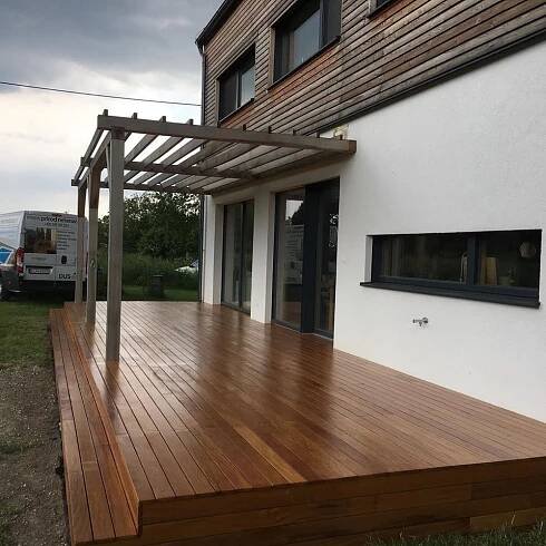 Garapa terasa - Cerová Lieskové - DUS WOOD s.r.o.