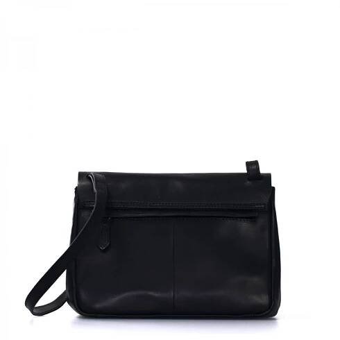 Lucy Black Classic Leather - kožená kabelka 4