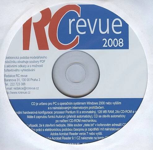 CD ROM - RC Revue 2008 - MAGNETPRESS.cz