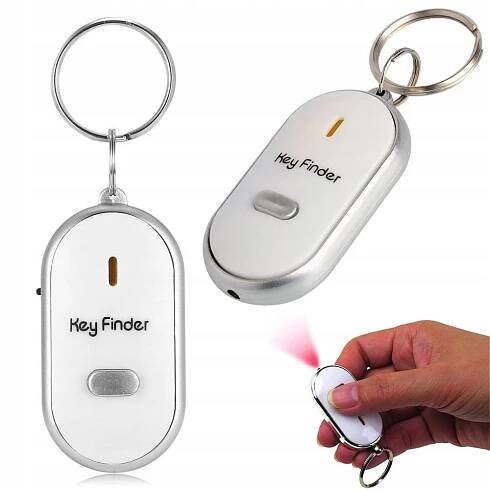 X-Finder LED bezdrátový lokátor klíčů bílý