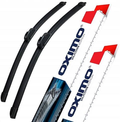 Stěrače na sklo OXIMO plochý háček U WU 650 mm + 400 mm 65 cm + 40 cm sada