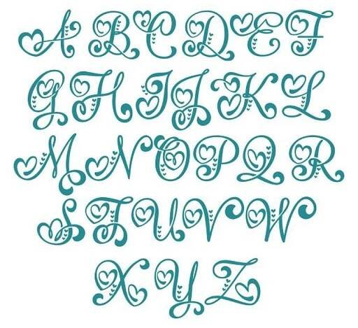 the letters and numbers are drawn in blue ink