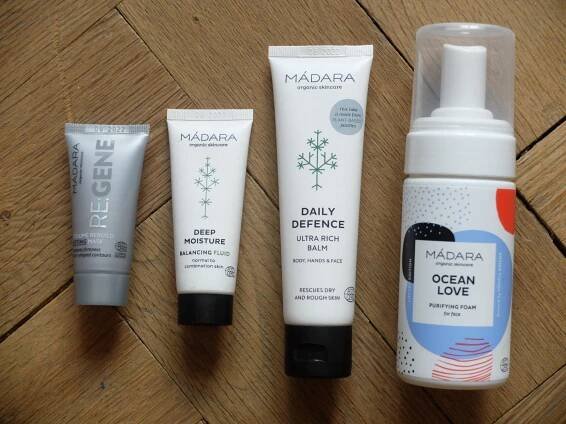MÁDARA DEEP MOISTURE, DAILY DEFENCE, OCEAN LOVE, REBUILD NOVÉ NEPOUŽIT - Kosmetika a parfémy