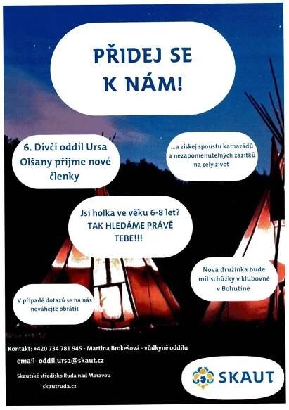 Skaut - nábor děvčata 2024