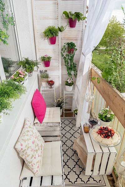 Neuer Look für deinen Balkon oder deine Terrasse! | Decoracion de terrazas pequeñas, Decoración de terraza interior, Balcon pequeño decoracion