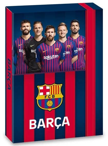 Box na sešity FC Barcelona hráči A4