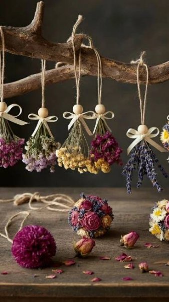 Beautiful DIY Dried Flower Ornaments in 2025