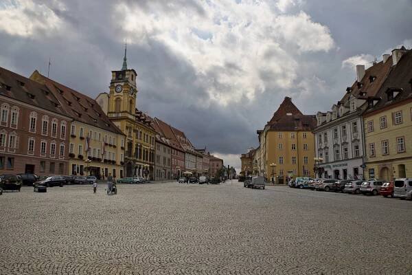 Fotografie - náměstí Krále Jiřího z Poděbrad v Chebu - 16.08.2021