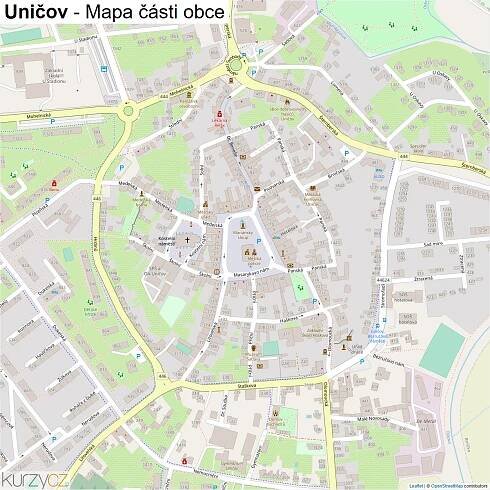 Uničov - mapy | Kurzy.cz