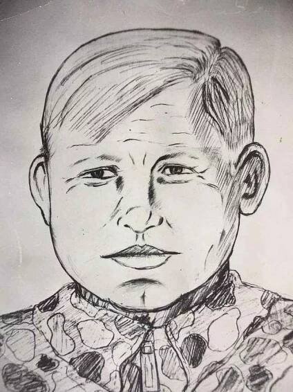 Identikit muže, který vnikal do domů a kradl v nich. Tím pachatelem byl ve skutečnosti Joseph James DeAngelo, domy vykrádal v letech, kdy pracoval u policie.