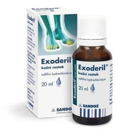 Exoderil 10mg/ml kožní roztok 20 ml