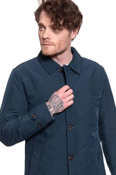 JACK & JONES JPRJEFF KABÁT PÁNSKÝ KABÁT Odstín tmavomodrý