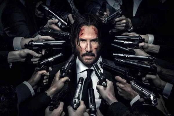 John Wick Keanu Reeves Guns
