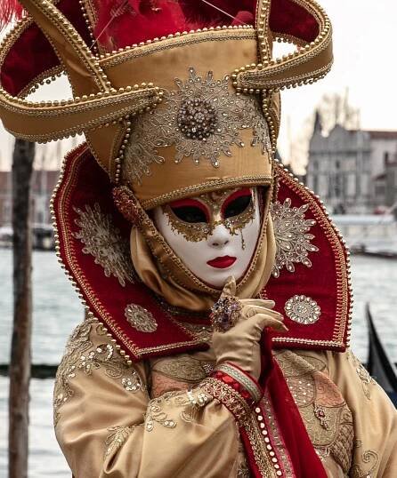 Benátky karneval únor - Veronika Pilařová