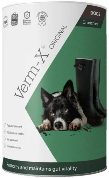 Verm-X Přírodní granule proti střevním parazitům pro psy