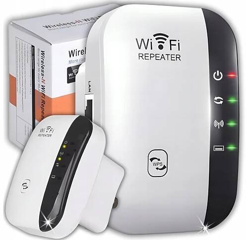 Zesilovač signálu Wi-FI Výkonný opakovač Access Point Router 300 Mb/s 2.4 GHz