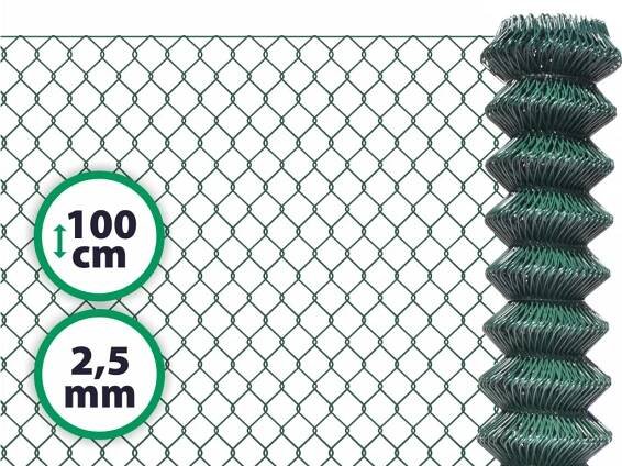 Pletivo plotové poplastované (PVC) – bez zapleteného napínacího drátu
