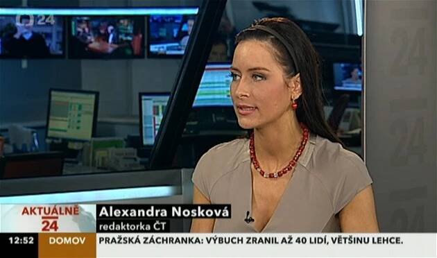 ČT stáhla ze zpráv moderátorku Noskovou kvůli vztahu s Mynářem