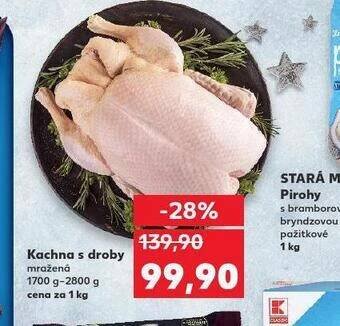 Kaufland Kachna s droby nabídka