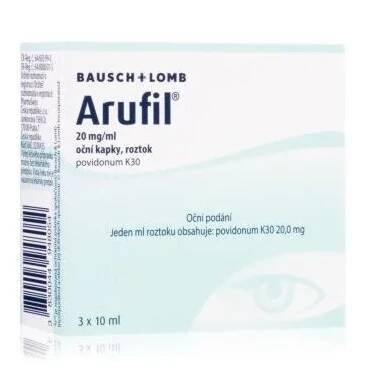 Arufil 20 mg/ml oční kapky 3x10 ml