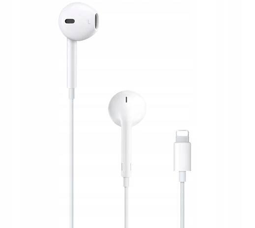 Sluchátka pro iPhone Lightning do uší DRÁTOVÁ 5 6 7 8 X XR 11 12 13 14