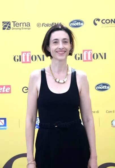 GIFFONI VALLE PIANA, ITÁLIE - 19. července 2025: Elena Lietti se zúčastní filmového festivalu Giffoni 2025 - 19. července 2025 v italském Giffoni Valle Piana. — Stock obrázek