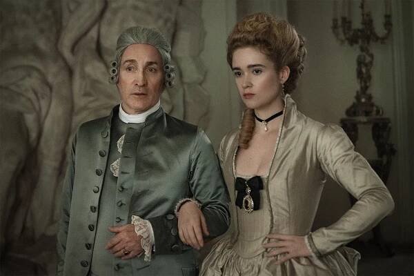 Michael McElhatton, Alice Englert - Nebezpečné známosti - Ani Bůh neodpouští - Z filmu