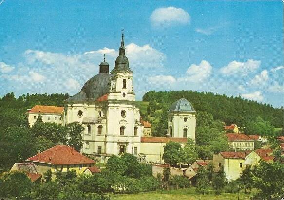 KŘTINY - poutní chrám Panny Marie - Blansko