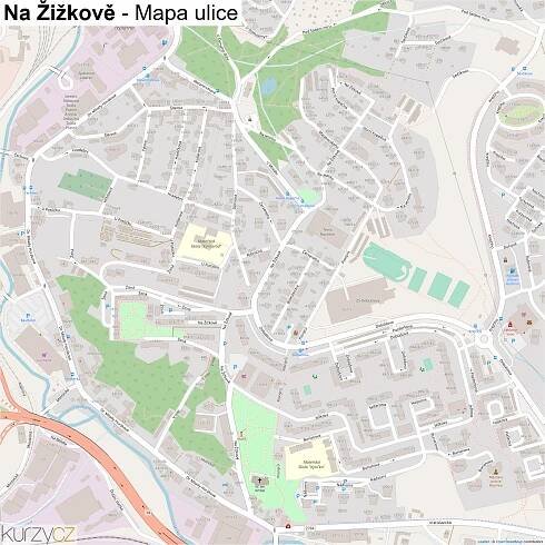 Na Žižkově - mapy | Kurzy.cz
