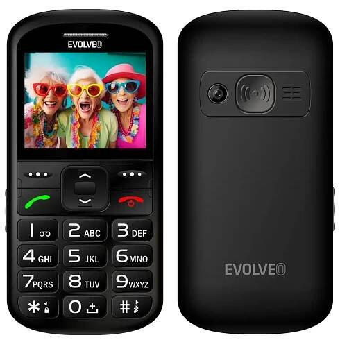 Mobilní telefon Evolveo EasyPhone XS černá barva
