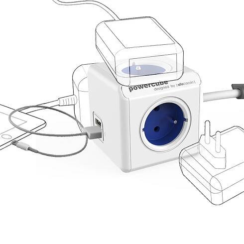 Power cube extended – adaptér do zásuvky | Société s.r.o.