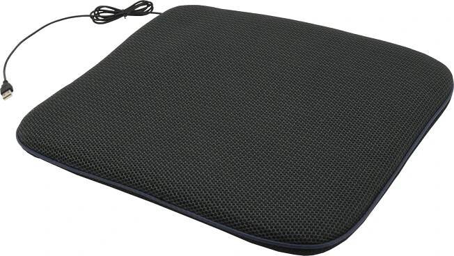 Compass podsedák s ventilací USB 5V černý