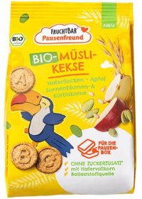 FruchtBar Ovesné müsli sušenky BIO